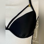Black Strappy Bikini Top Size L Photo 1