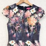 Betsey Johnson  Dress Women 2 Scuba Watercolor Whimsical Art To Wear Office Siren Photo 2