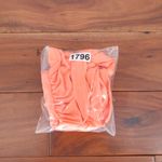 ASOS DESIGN Orange Bandeau Bikini Top Bow Detail Swimwear Size US 2 Photo 4