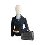 CELINE CE00/33 Brown Leather Boogie Satchel Bag Made in Italy Top Handle Purse Photo 14