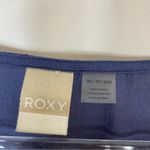Roxy 3/$30  | Blue Tie Front Exposed Long Sleeve Boho Dress XS Photo 6