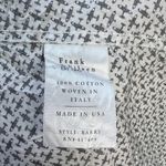 Frank & Eileen  Barry Black White Airplane Print Cotton Shirt Photo 5