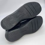 Clarks Bendables Black Suede Sherpa Trimmed Zippered Ankle Boots Rubber Sole-8 Photo 4