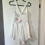 FP Movement by Free People Textured Ivory Romper White Size XL Photo 3