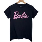 Barbie Merch Tshirt Short‎ Sleeve Top Black Photo 2