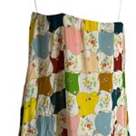 Alemais Everly Strapless Multicolor Quilt Print Whimsical Silk Maxi Gown Size 10 Photo 7