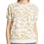 The Great ππ The Puff Sleeve Sweatshirt Top ~ Chamomile Floral Print 2 = Medium Photo 7