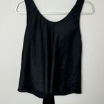 Victoria's Secret Victoria’s Secret Satin Tank Top Size Medium Tie Back Babydoll Slip Black goth Photo 4