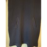 ZARA  Knit Navy Blue Mini Dress with‎ Gold Buttons Size M Photo 4