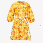 Never Fully Dressed St Clements Mini Dress Citrus Print Orange Fruit Sz 6 Yellow Photo 8