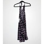 BP NWT Be Proud Liza Print Cowl Neck Satin Dress Women's Purple Size 4X Photo 4