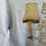 Hanes  EcoSmart Grey sweatshirt with Festive Print Photo 2