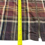 Lauren Ralph Lauren Womens Plaid Chore Jacket Shirt Sz M Shacket Western Preppy Brown Size M Photo 4