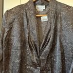 Anna Kriste One Button Light Jacket Vintage NWT Size 8‎ Gray Photo 7