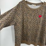 C&C California  Leopard Print Sweatshirt Size 2XL Plus Size Photo 5