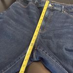 EXPRESS Dark Blue Kirby Slim, super high-rise jeans Photo 2