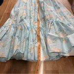 Love Shack Fancy X Target Estelle Puff Sleeve Dress Pastel Blue Floral Midi Photo 15