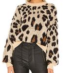 Bardot Slouch Knit Leopard/Cheetah Sweater Photo 0