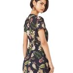 JustFab Pink and White Flutter Sleeve Mini Dress Photo 1