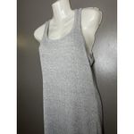 A New Day Dress Womens Small Gray Ribbed Knit Sleeveless Tank Midi Casual Photo 4