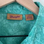 Wrangler  Turquoise Paisley Shirt Photo 1