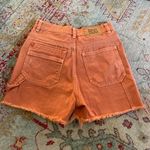 Urban Outfitters BDG Cut Off Carpenter Short Size 26 Orange Denim 90s Baggy Photo 5