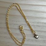 Dainty Puffy heart Pendant necklace Gold Photo 6