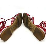 Raye Revolve  Collete Red Leather Sandals Women's 7.5 US Photo 7