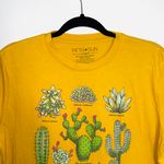 Fifth Sun Mustard Yellow Succulent Cactus Graphic Tee Photo 1