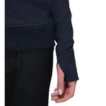 Lululemon Stress Less Hoodie Sweatshirt Sz 6 Navy Funnel Neck Sporty Travel Boho Photo 2