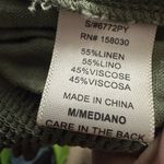 Love Tree  size medium green linen jogger pants Photo 3