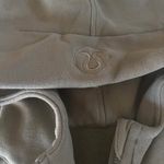 Lululemon Scuba Cropped Half Zip Pullover Sweatshirt Hoodie Light Green Sz XS/S Photo 4