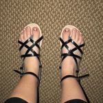 JustFab Black Strappy Gladiator Sandals Photo 5