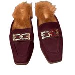 ALDO Pageturner Fur Lined Leather Mules Photo 6