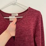 NEW NWT LOVE CRAZY Burgundy Maroon Red Keyhole Cutout Long Sleeve Sheath Dress Size XL Photo 5