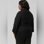 Bitte Kai Rand Double Weave Short Jacket Medium Gray Gauzy Asymmetrical Tie Photo 9