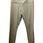 Zella  High Waist Leggings Olive Green Comfort Pull-On Activewear Pants Size L Photo 1