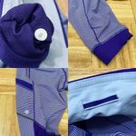 Lululemon Run For Fun Crop Wee Stripe Bruised Berry Purple Crop Pants Size 8 Photo 4