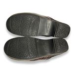Dansko Womens Shoes 40 9.5 10 Striped Print Gold Copper Black Closed Back Clogs Photo 5