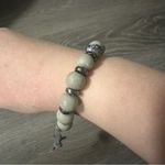 Buckhead Betties Gray & Blue Beaded Adjustable Bracelet NEW Photo 1
