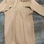 VICI  Tan Ribbed Knit top L Photo 5