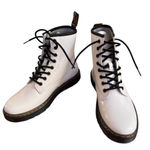 Dr. Martens  Women's Zavala Combat Boots White 9 NEW Photo 0