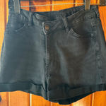 American Eagle America Eagle Highest Rise Black‎ Denim Mom Short size 4 Photo 0