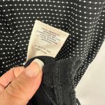 Maeve Dress Women Small Black White Dot Print Short Sleeve Mini Cottagecore Mod Photo 7