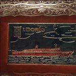 Rare Vintage Oceanic/Doric Souvenir Wallet Brown Photo 4