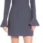 Leith Gray Long Bell Sleeve Sheath Mini Dress Size XS Photo 0
