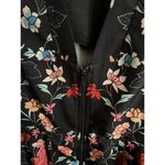 City Chic Dress And Blazer Womens Extra Small 14 Black Floral VNeck Tunic Photo 10