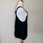 Forever 21  Black Denim Overall Dress Sz Small Photo 3