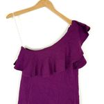 Lilly Pulitzer Bordeaux One Shoulder Dress Amarena Cherry Jacquard Photo 8