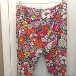 No Boundaries FINAL MARKDOWN Juniors'  Retro-style Flowery Leggings (XXXL, 21) Photo 10